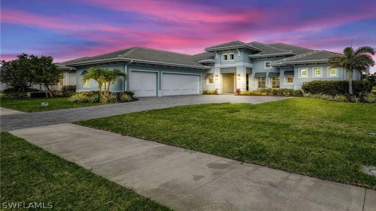 $1.95M Naples Waterfront Estate | Luxury Lakefront Living in Naples Reserve | Naples Fl