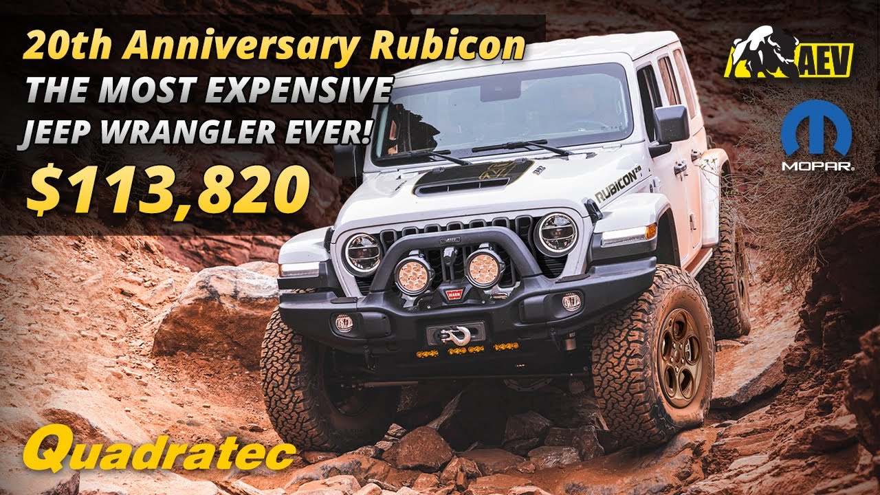Jeep Unveils the 20th Anniversary Rubicon + AEV Level II Upfit the Most Expensive Wrangler Ever