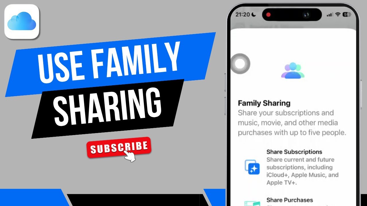 How To Use Family Sharing On iPhone!