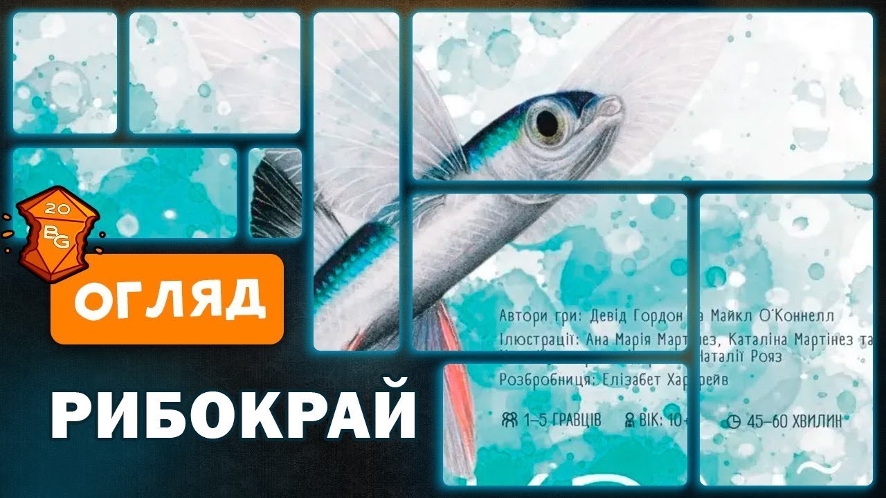 Рибокрай — Огляд настільної гри про дослідження океану