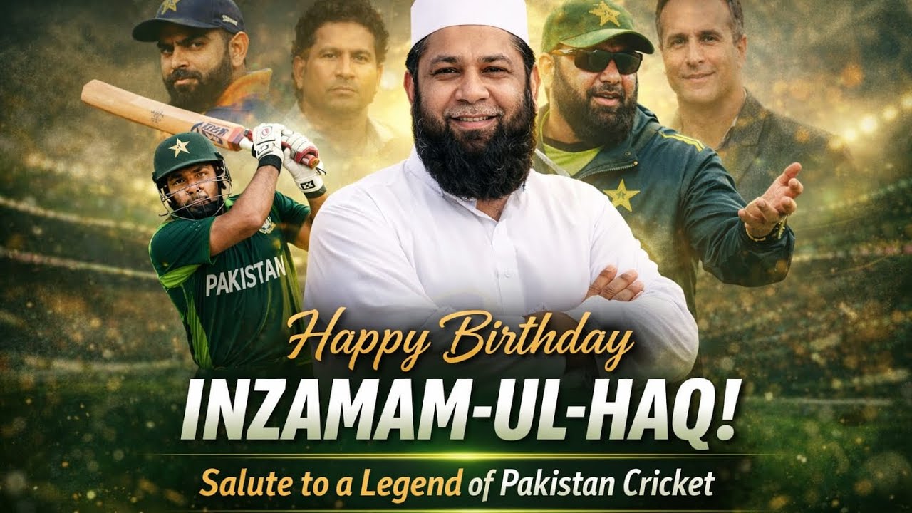 Happy Birthday Inzamam-ul-Haq 🎂 | From Criticized Talent to Pakistan Cricket Legend | Untold story 