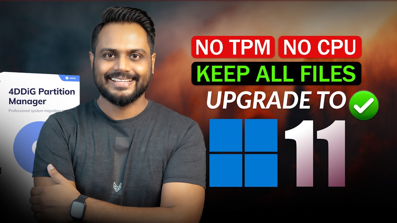 Upgrade to Windows 11 25H2 with 1 Click! No USB, No TPM, No CPU Limits