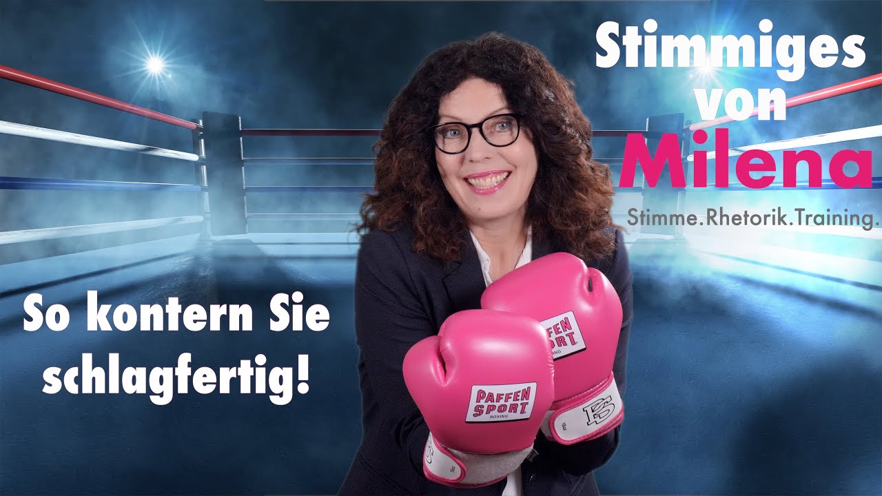 So kontern Sie schlagfertig! | Milena Hardt
