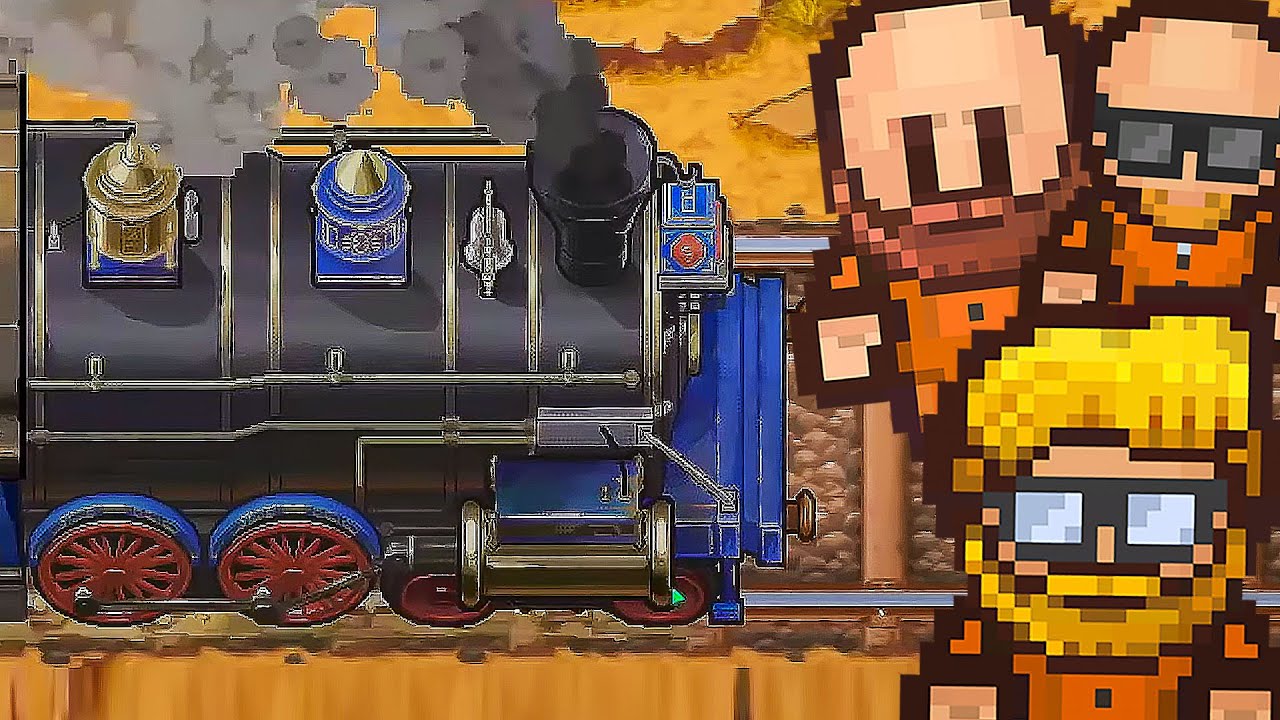 UCIECZKA Z JADĄCEGO POCIĄGU! NOWE WIĘZIENIE w The Escapists 2 Multiplayer