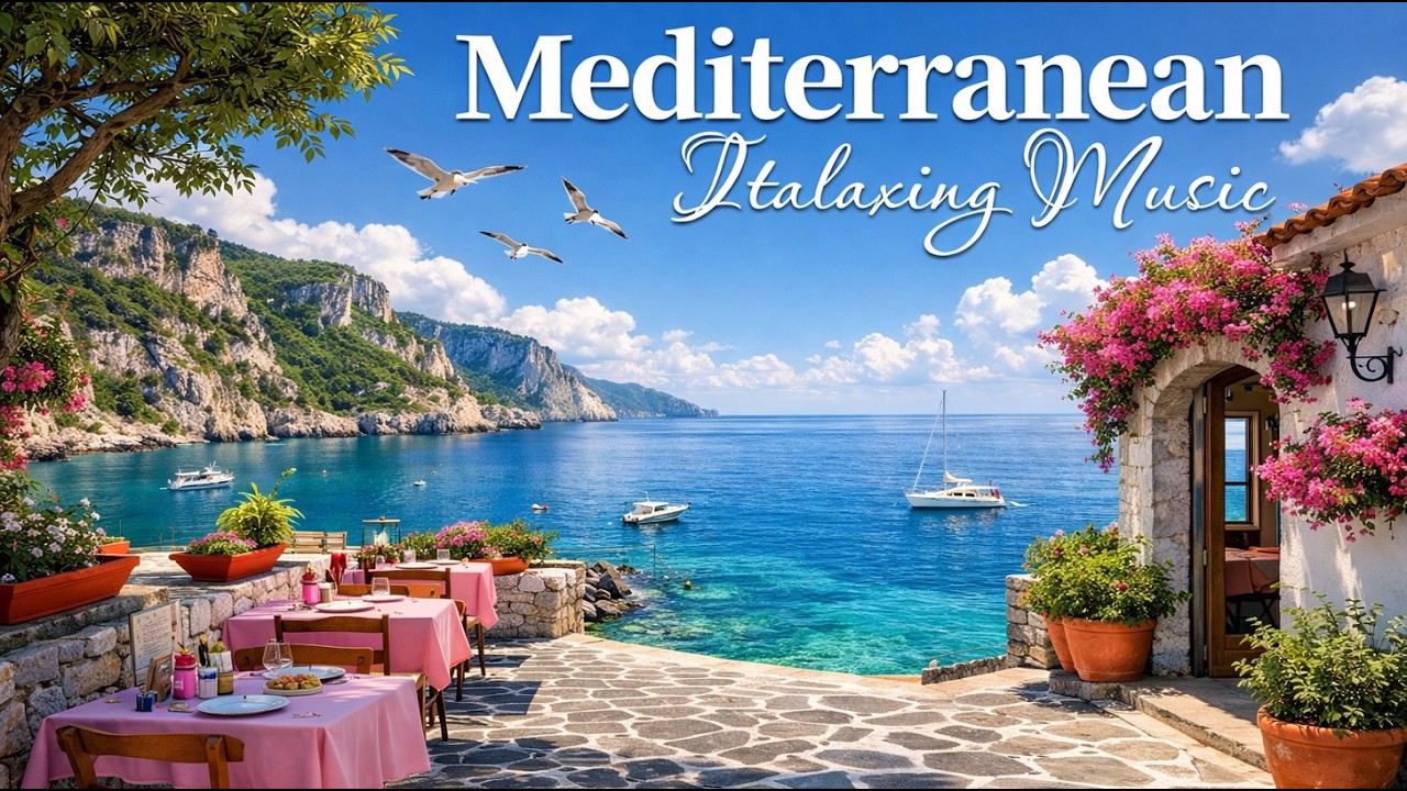 Chill Mediterranean Music & Italian Vibes 🌊🏡 Dreamy Italian Melodies & Peaceful Seaside Escape