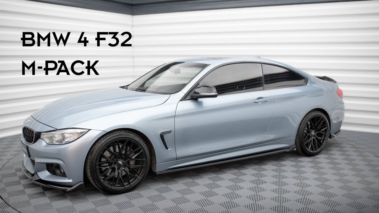 BMW 4 Coupe F32 M-Pack (2013–2020) | Комплект разветвителей Maxton Design | Презентация № 251