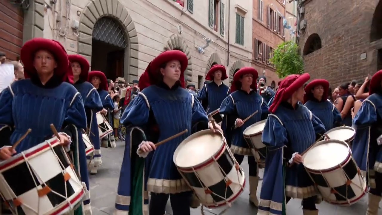 MARCIA DEL PALIO DI SIENA 16 agosto 2024