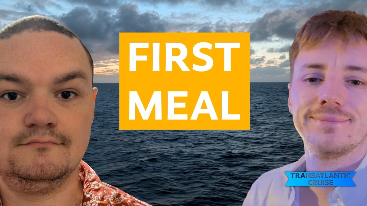 First Meal in Days & a Formal Night at Sea | Disney Fantasy Transatlantic | Part 3