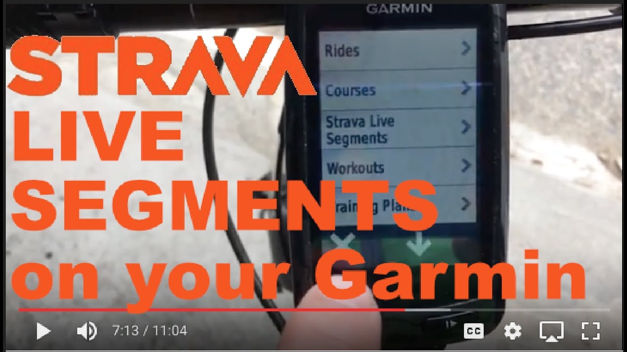 Как настроить и использовать Strava Live Segments на велокомпьютере Garmin Edge