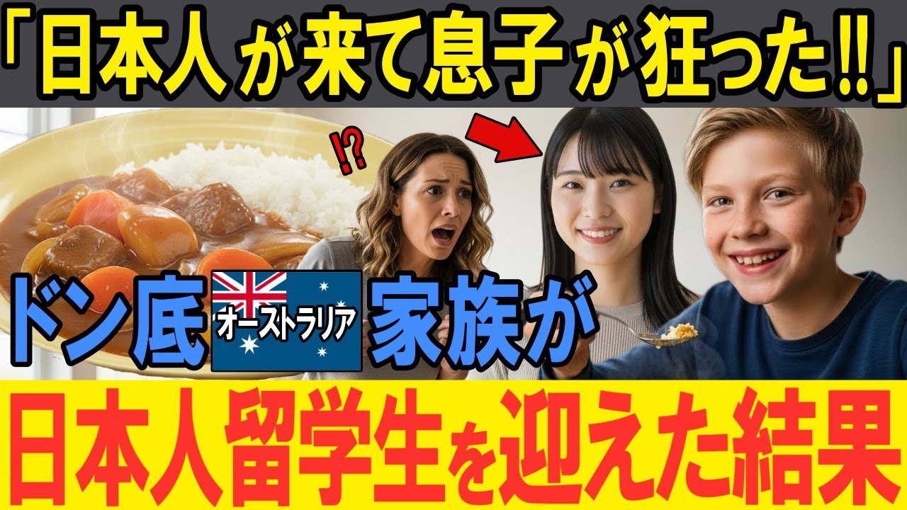 【海外の反応】「日本のアニメのおにぎりとカレー作って！」引きこもり息子に悩むオーストラリア人ママ→ホームステイしている日本人留学生がアニメで定番の日本食を作ったら息子の反応が凄すぎた！