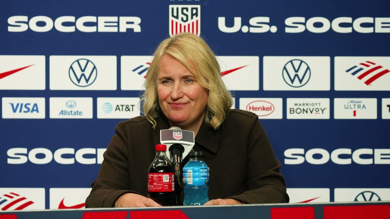 Emma Hayes Reacts After USWNT 6-0 Win | Intensity, Standards & Team Growth