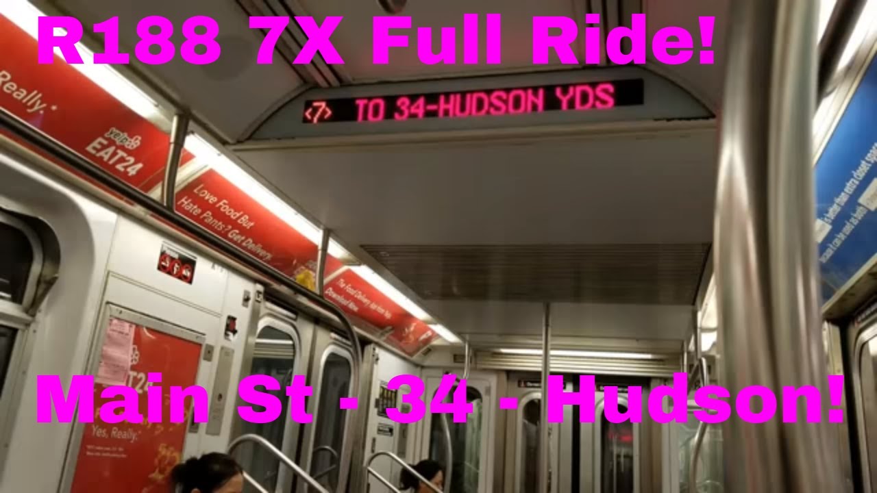 MTA NYC Subway: R188 7 Express Full Ride #7462 (Main St - 34 St - Hudson Yards)
