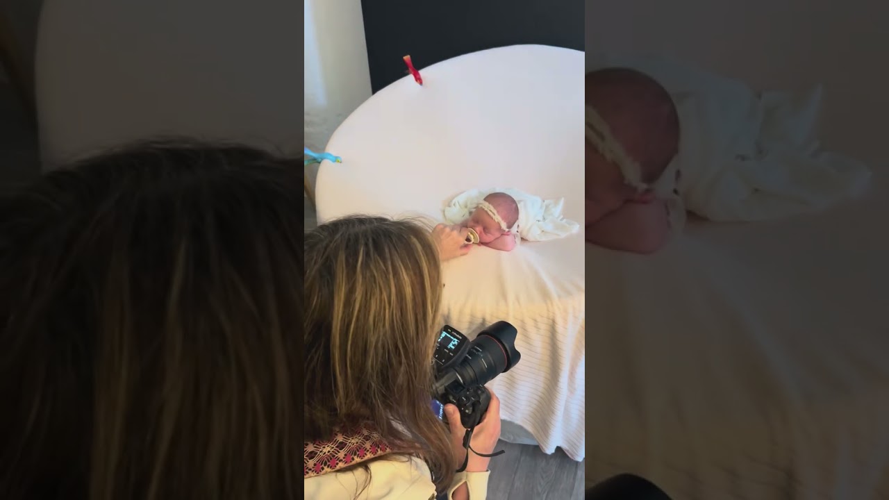 Newborn Session Lighting Placement #photography #lighting