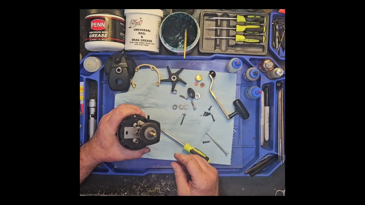Fishing reel repair; Daiwa Sealine-X Speed Shaft 50 HV, beautiful reel!