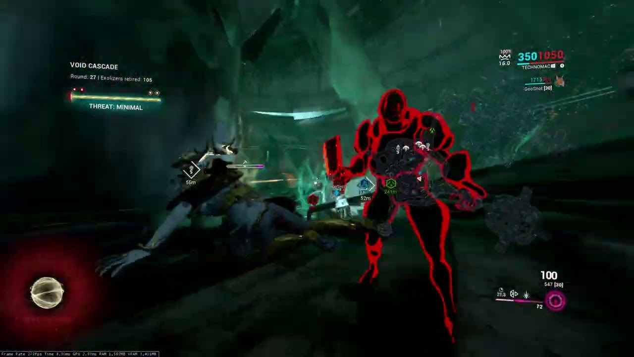 Nokko Roar Huras Kubrow Void Cascade Solo Level Cap (112 exolizers)