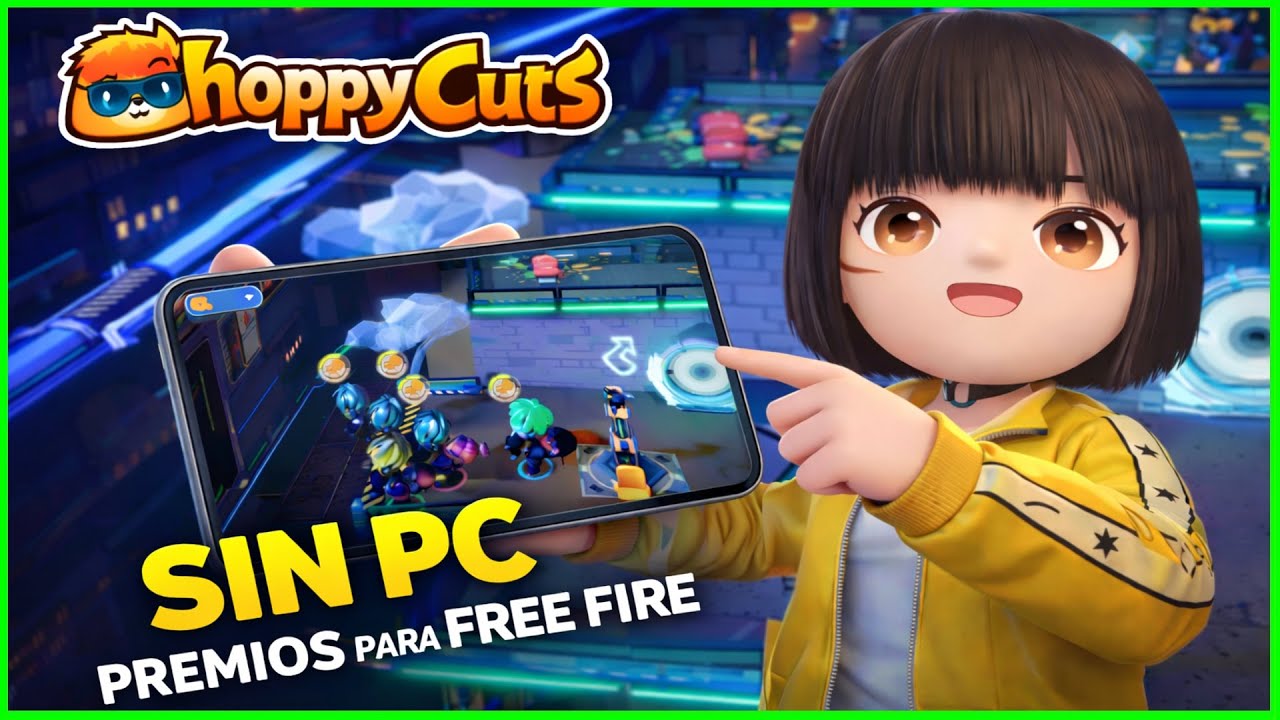 Cómo JUGAR CHOPPY CUTS en cualquier CELULAR Free Fire | Solución rápida
