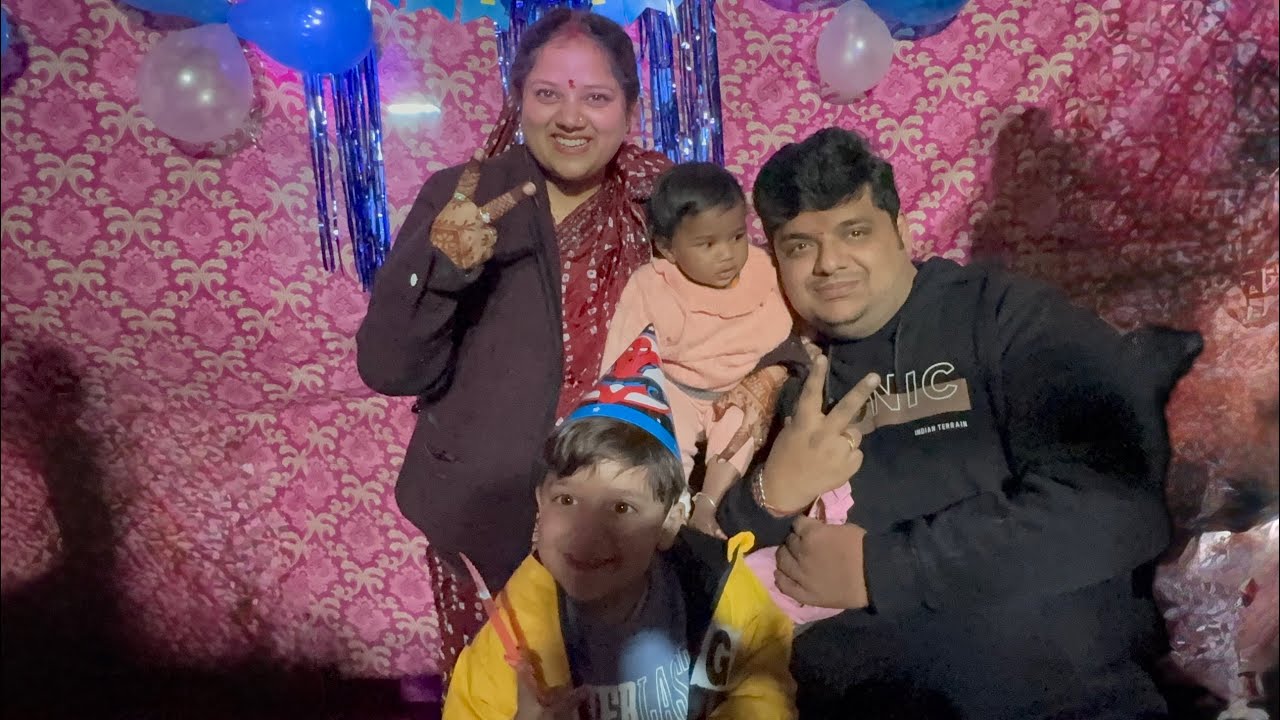 Triyaksh Ka 4th birthday celebration 