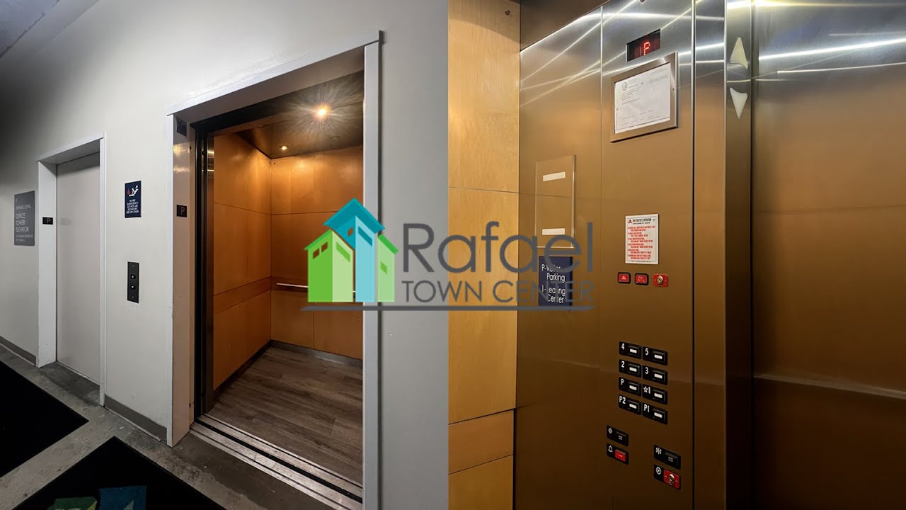 RARE Montgomery KONE EcoDisc Traction Elevators - Rafael Town Center - San Rafael, CA