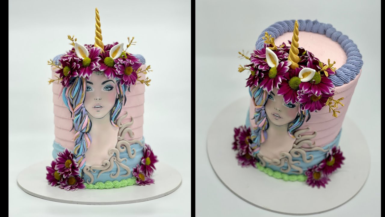 Unicorn Girl Cake
