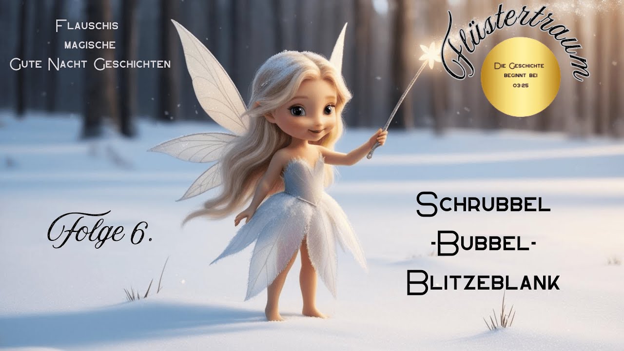 Gute Nacht Geschichte für Kleinkinder mit Abend- und Wiegenlied-Schrubbel-bubbel-blitzeblank Folge 6