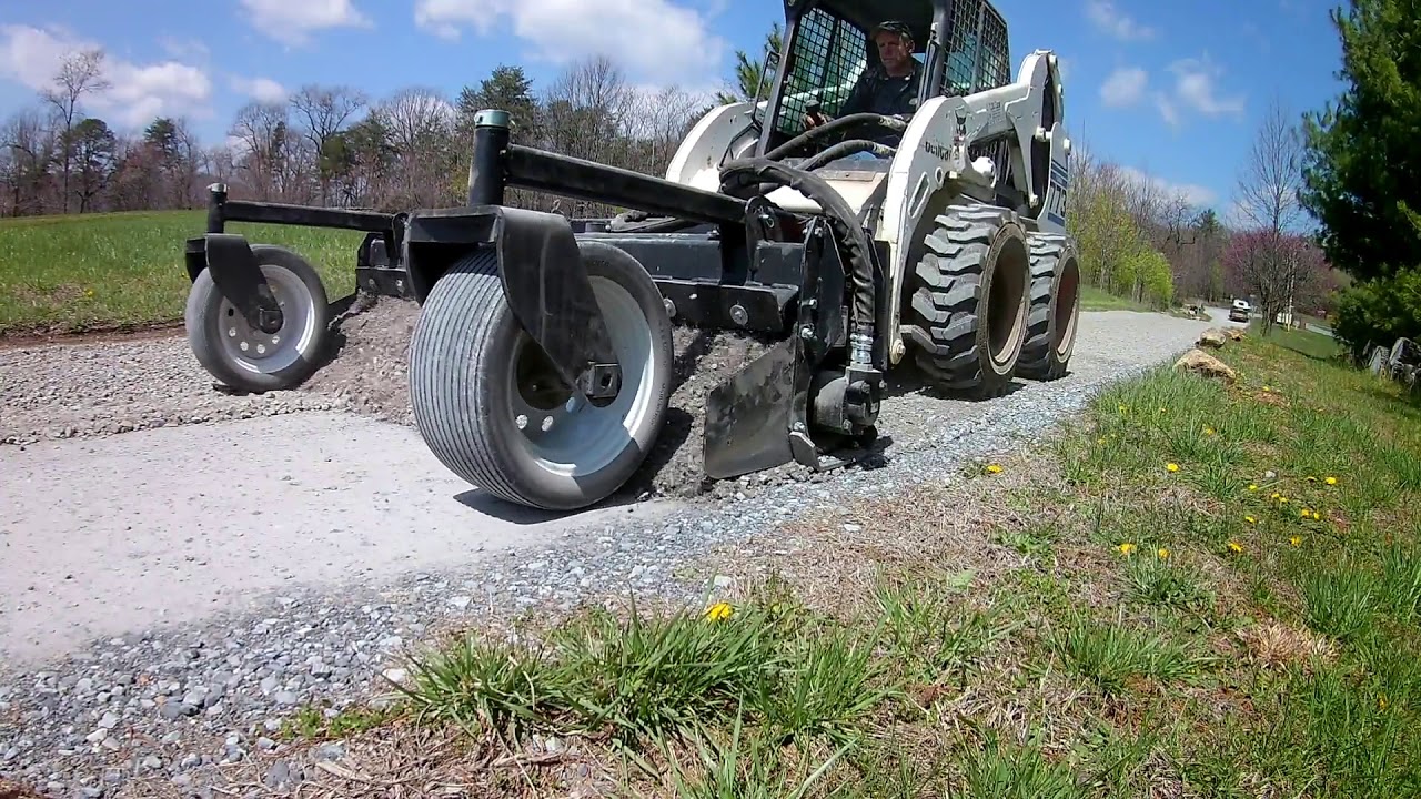 Restoration of Severely Damaged Gravel Road (with Before and After pics)