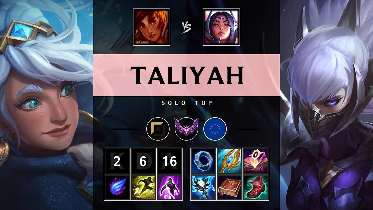 Taliyah Top vs Irelia - EUW Master Patch 25.15