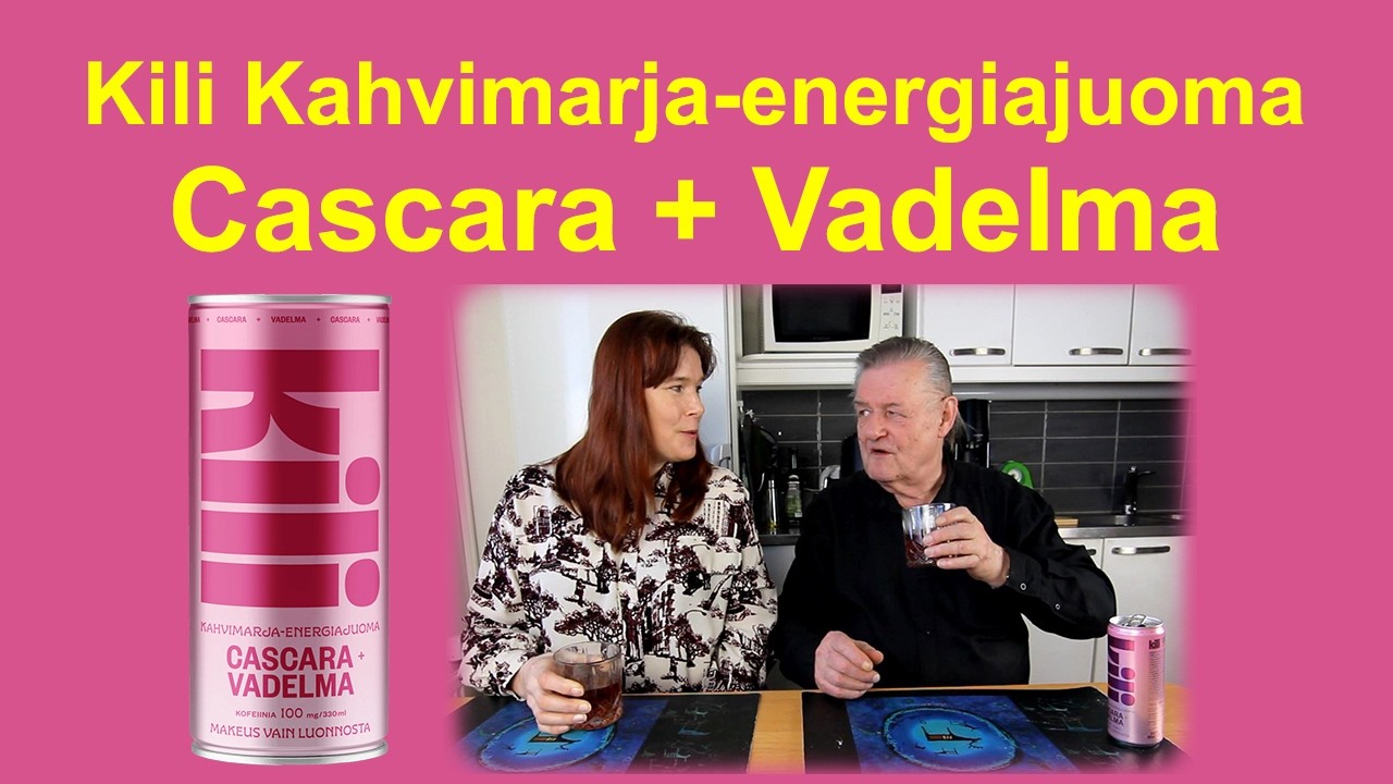 Kili Kahvimarja energiajuoma Cascara Vadelma