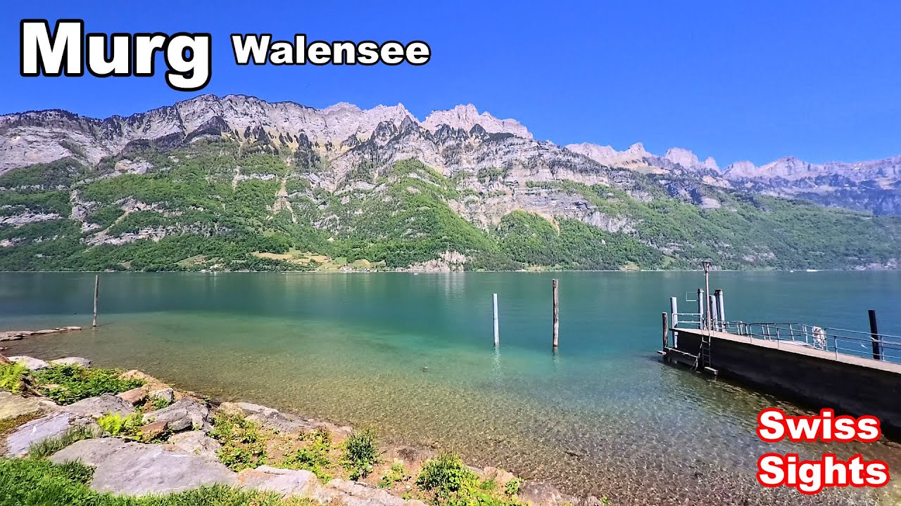 Murg Walensee Beautiful Switzerland 4k Waterfall