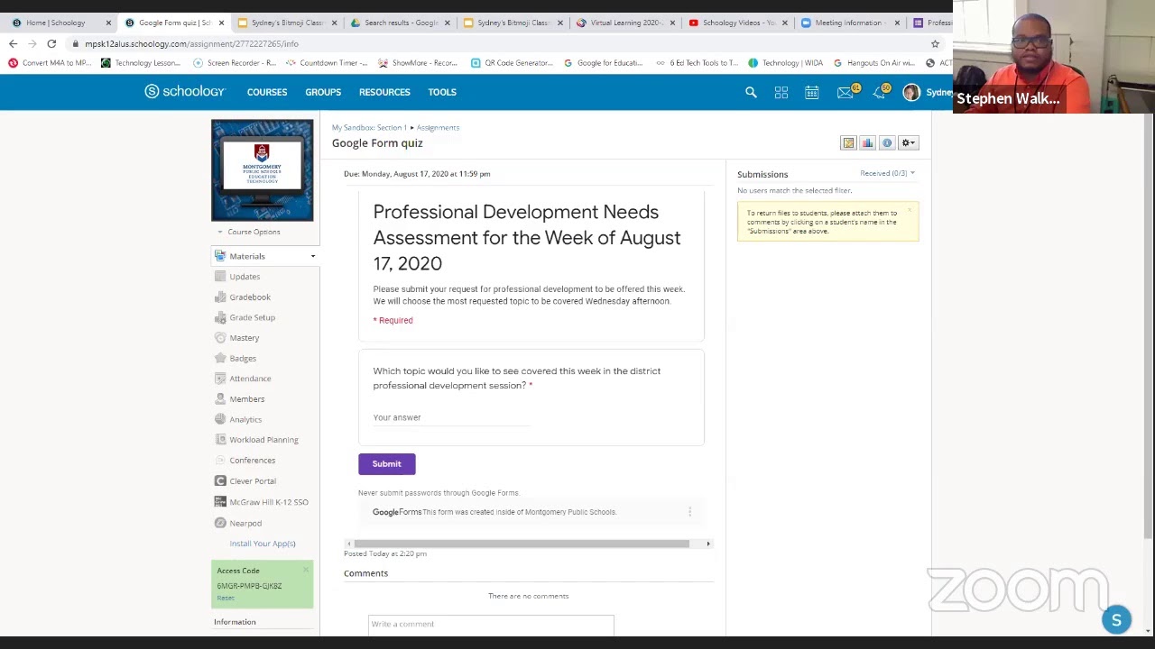 MPS Educational Technology Professional Development