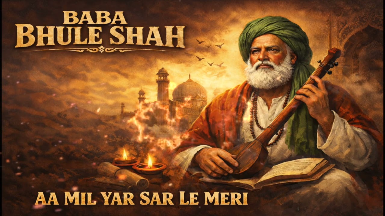 “AA MILL YAR SAR LE MERI ”//Devotional Soul-Stirring Sufi Punjabi Kalam | Hazrat Baba Bulleh Shah