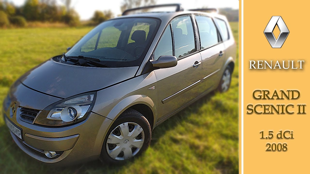 Renault Grand Scenic 2 (2008 год, 1,5 dCi, механика, рестайл) - Рено Гранд Сценик 2