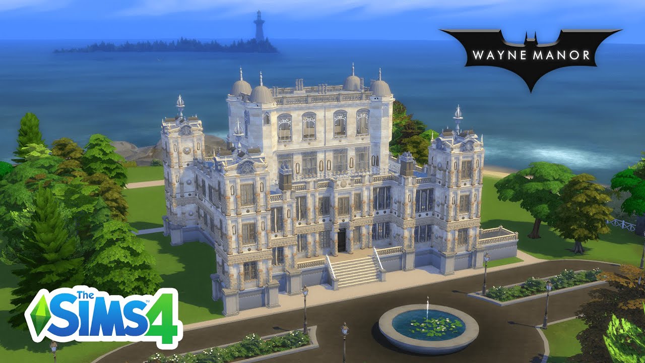 Wayne Manor | Speed Build | The Sims 4 | No CC