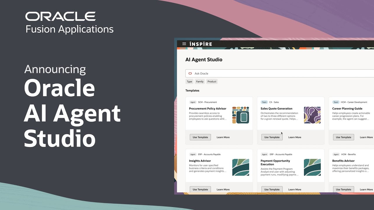 Oracle AI Agent Studio for Fusion Cloud Applications