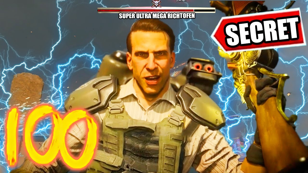 THE SECRET ROUND 100 "RECKONING" BOSS FIGHT ... (COD BO6 Zombies)