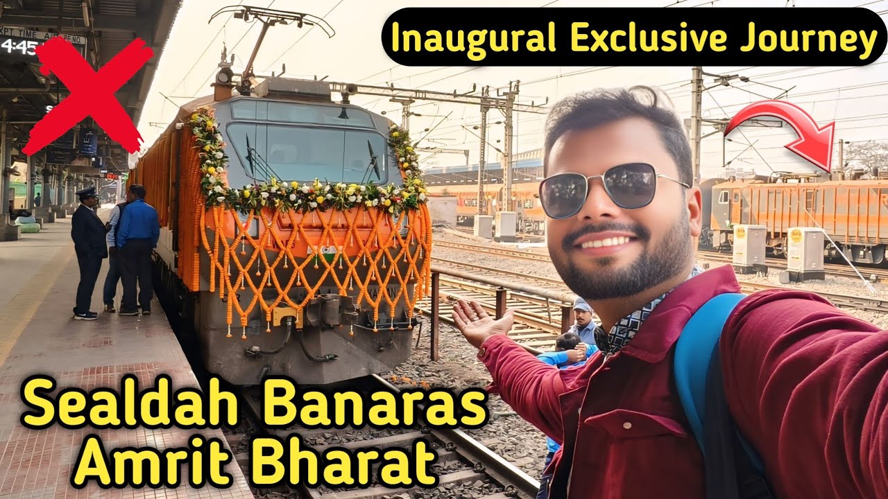 Sealdah Banaras New Amrit Bharat Express Train Inauguration by PM Modi from Santragachi | Travel SRJ