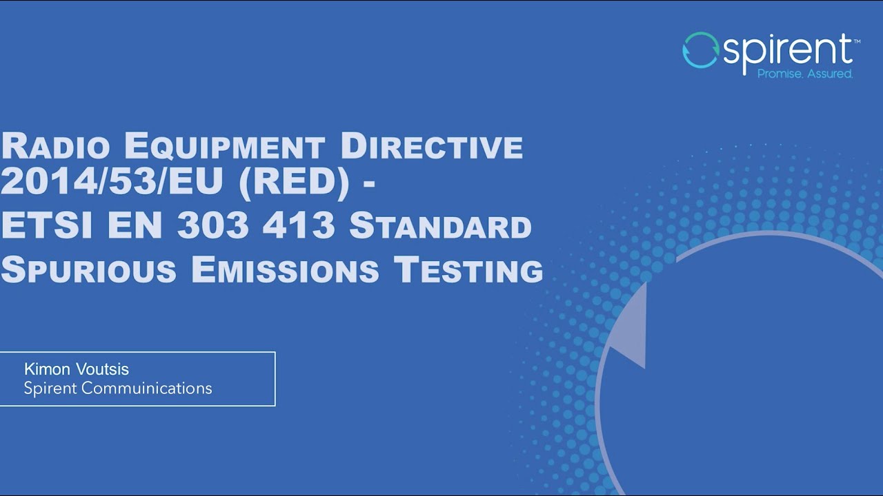How to test spurious emissions for compliance with ETSI standard EN 303 413