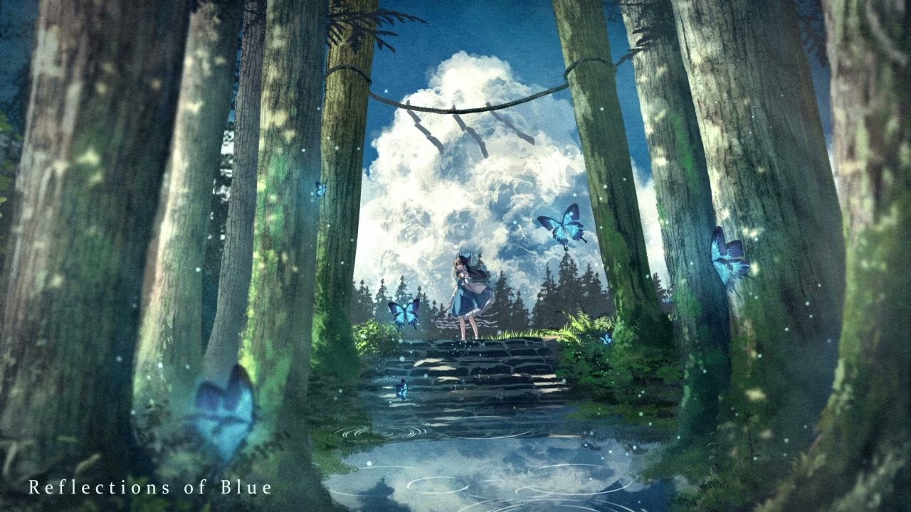 [東方自作アレンジ] Reflections of Blue [原曲:春色小径 ～ Colorful Path(Spring Lane ~ Colorful Path)]