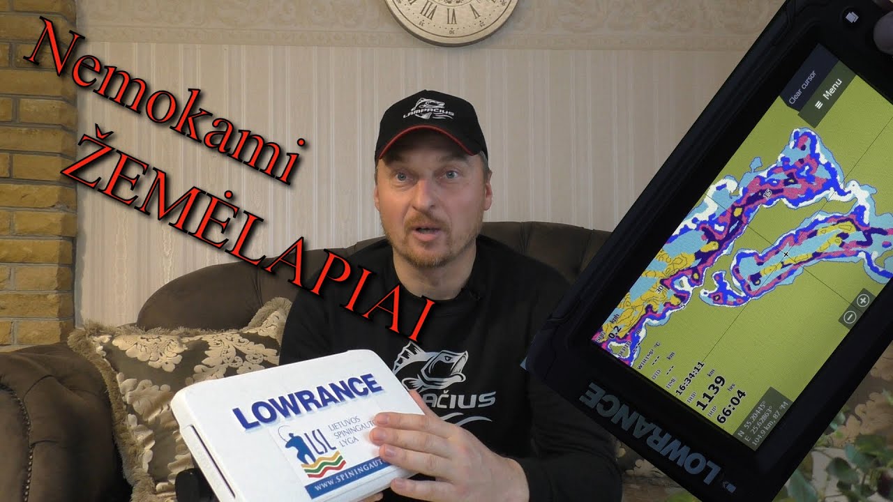 Kaip įkelti NEMOKAMUS žemėlapius į LOWRANCE echolotą?