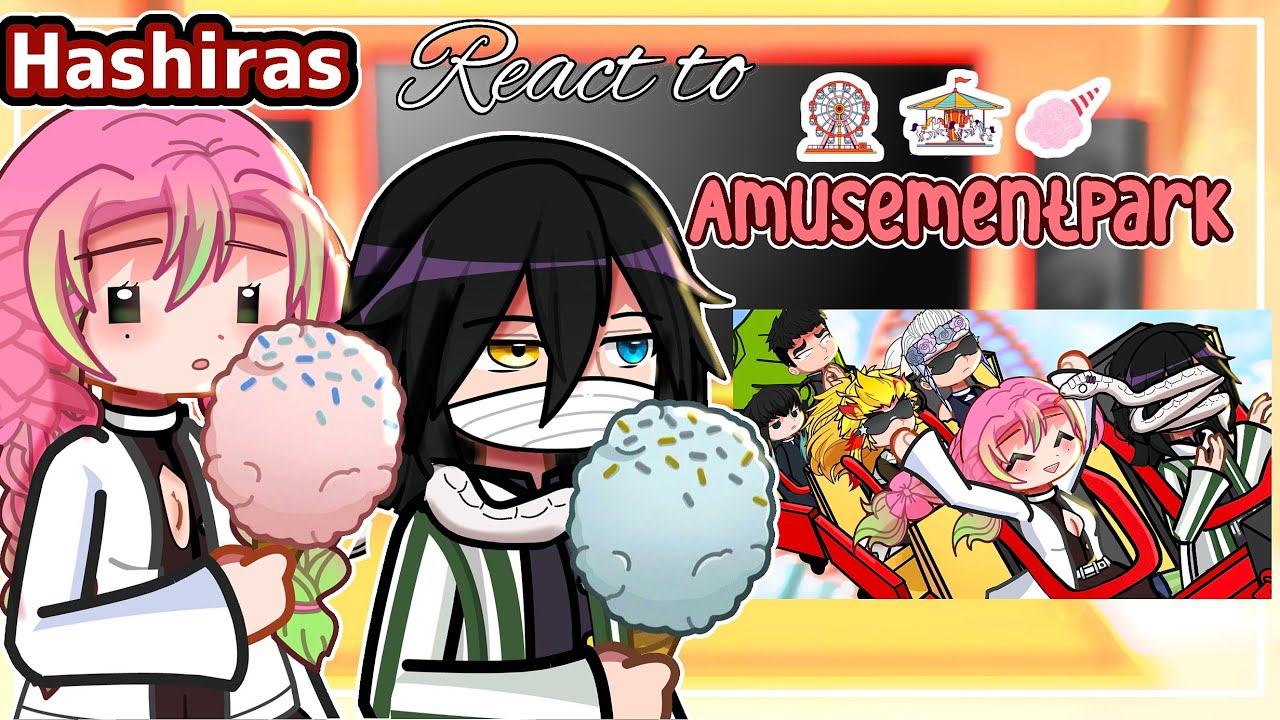 Hashiras React to Themselves in The Amusement Park🎢🎡 | Gacha Life 2 | Demon Slayer | Kny