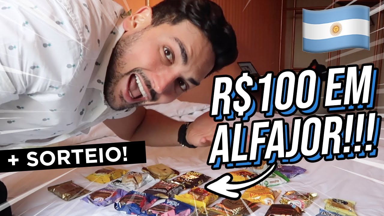 COMPREI TODOS OS ALFAJORES da ARGENTINA - Estevam Pelo Mundo