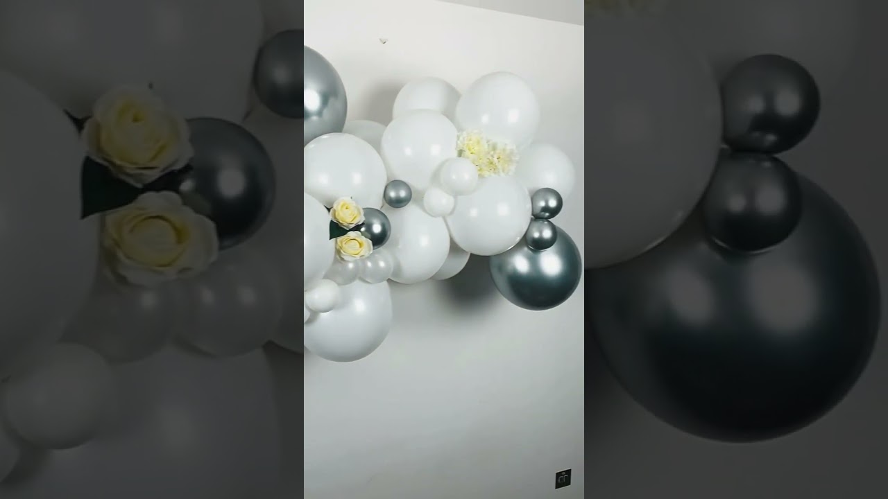 Balloon Garland Kit #balloongarland #whiteballoons #luxury