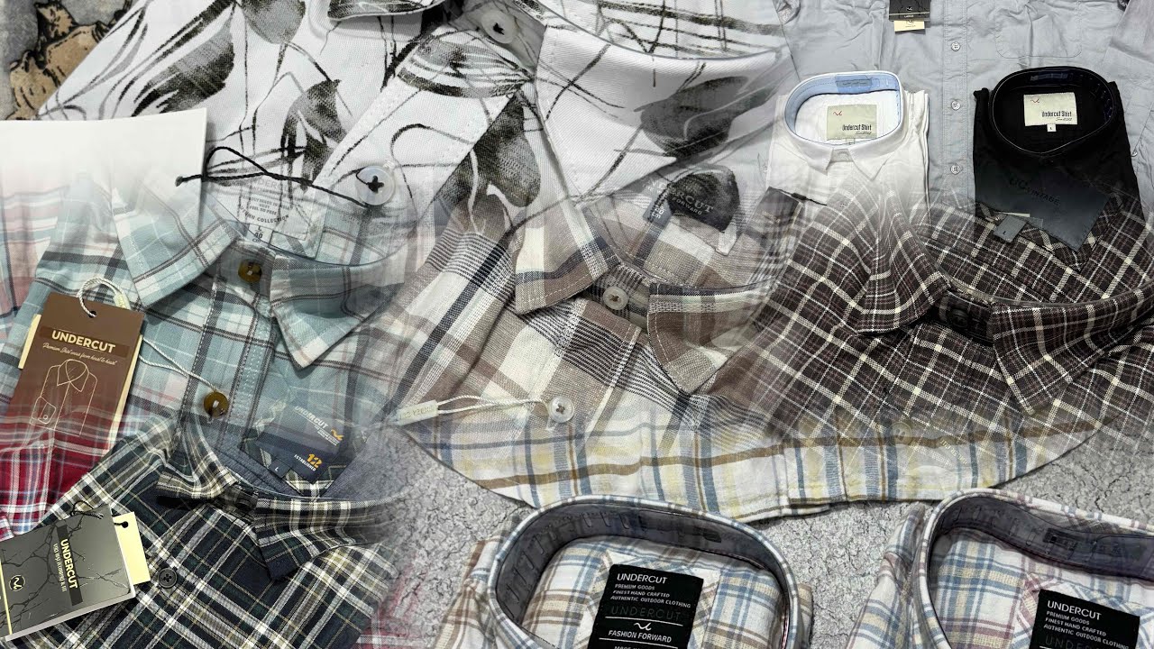 UNDER CUT SHIRTS// CHECK SHIRTS