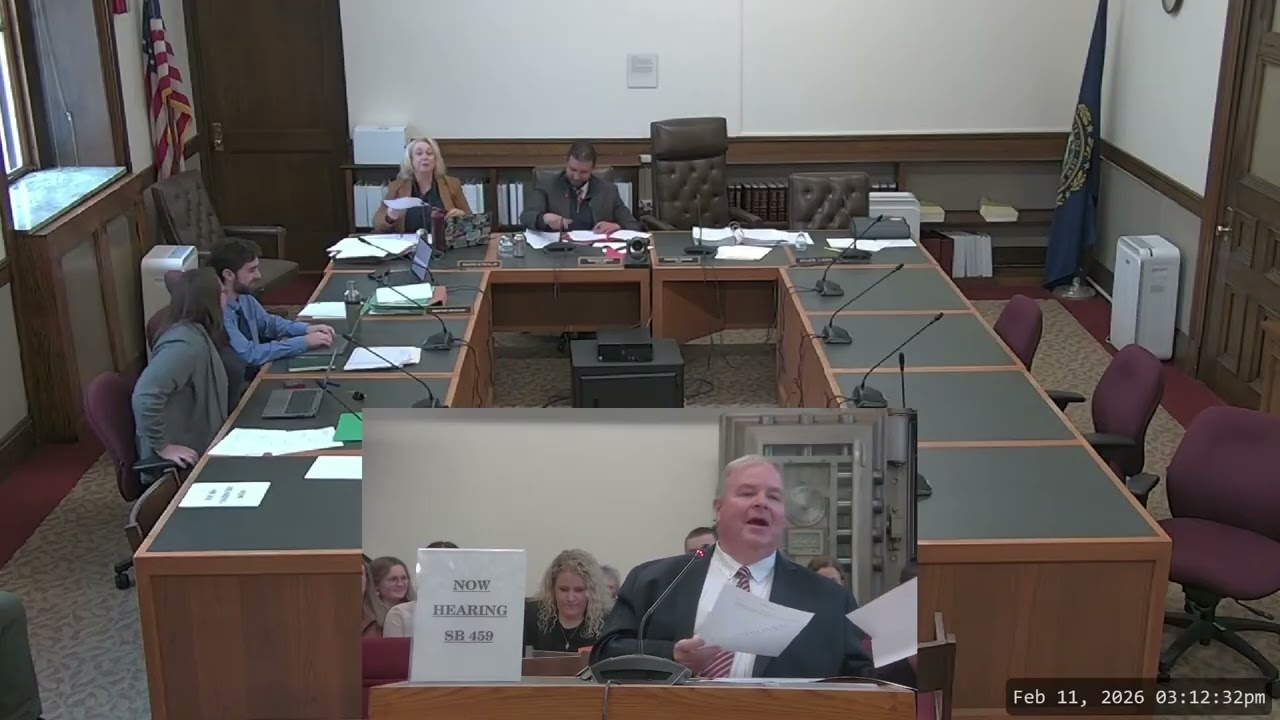 New Hampshire Senate Judiciary Hearing on SB459 on 02/11/26