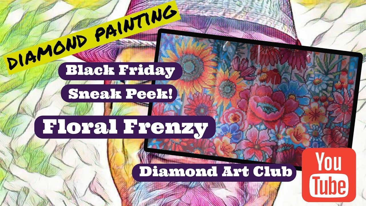 Предварительный обзор Black Friday от Diamond Art Club — цветочное безумие!