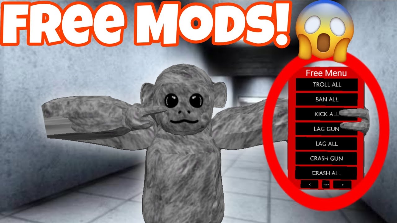 How To Get FREE MODS  In Scary Baboon!