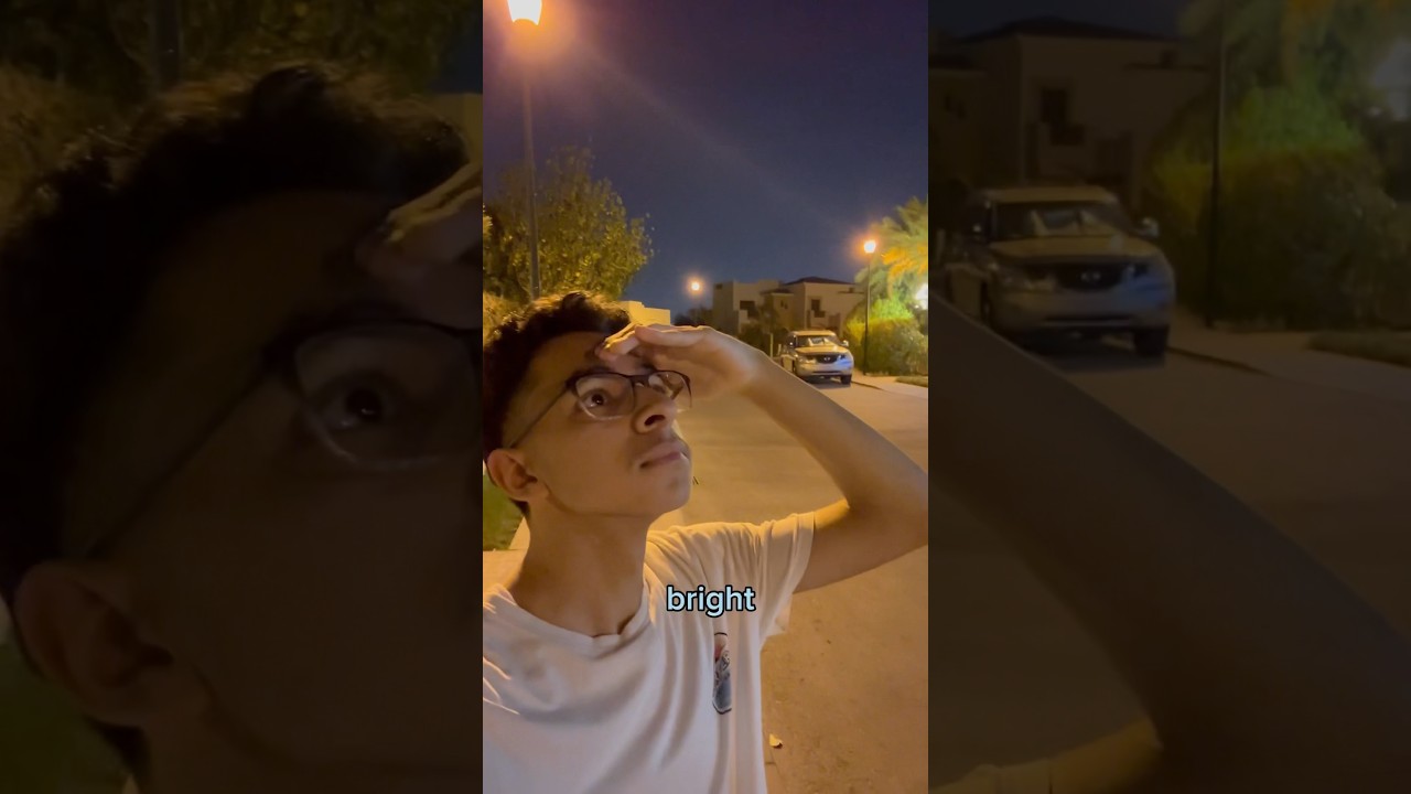 Seeing the super blue moon!