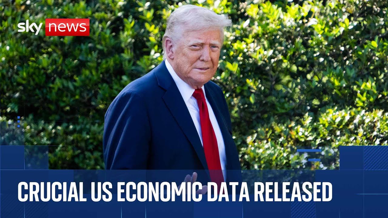 Recession now predicted by most economists - as US GDP drops | Sky News coverage