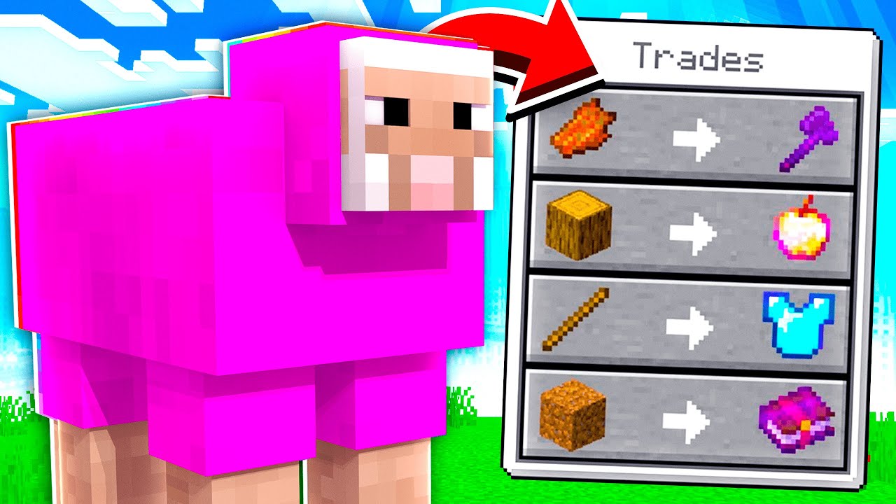 Minecraft, Maar ALLE MOBS Ruilen Bizarre Items!