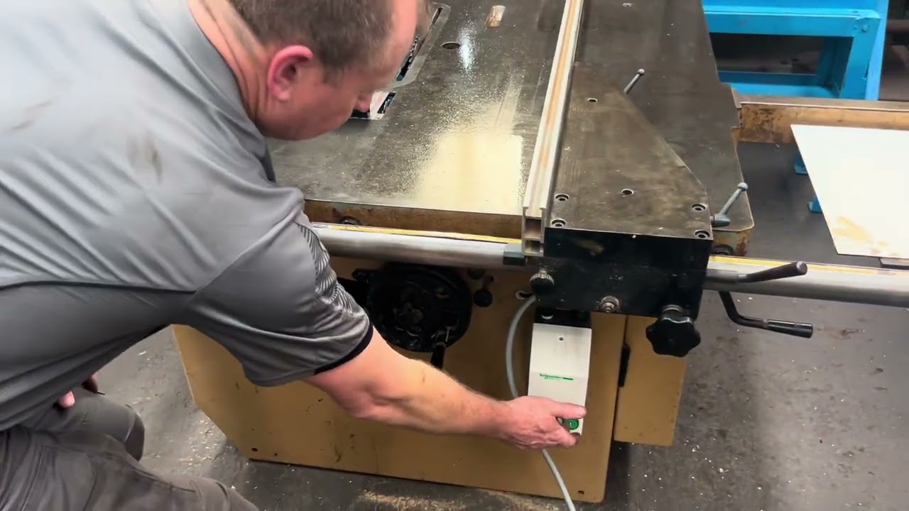 SCM S115F sliding table saw stock 3162