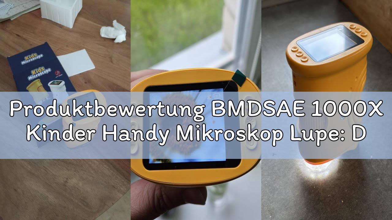 Produktbewertung BMDSAE 1000X Kinder Handy Mikroskop Lupe: Digitale Taschenmikroskop mit 2.0